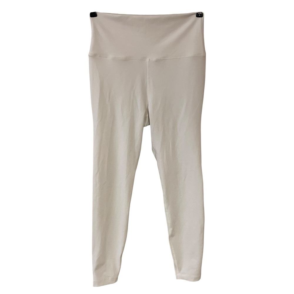 Outdoor Voices Womens Smooth High Rise Leggings Ivory Activewear Yoga Gym Chic L